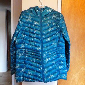 Lands' End Lightweight Down Puffer Longer length Jacket